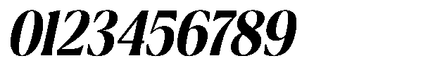 Ragmont Serif Semi Bold Condensed Italic Font OTHER CHARS