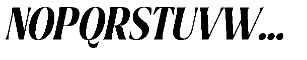 Ragmont Serif Semi Bold Condensed Italic Font UPPERCASE