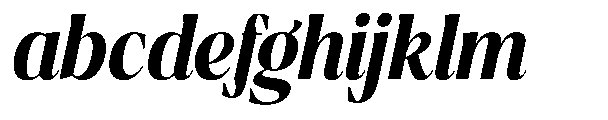Ragmont Serif Semi Bold Condensed Italic FONT
