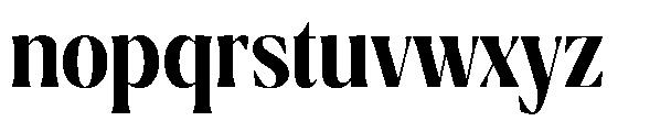Ragmont Serif Semi Bold Condensed Font LOWERCASE
