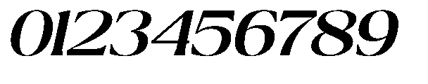 Ragmont Serif Semi Bold Expanded Italic Font OTHER CHARS
