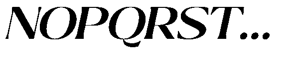 Ragmont Serif Semi Bold Expanded Italic Font UPPERCASE