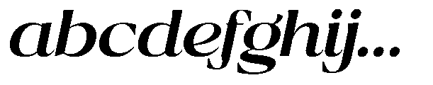 Ragmont Serif Semi Bold Expanded Italic FONT