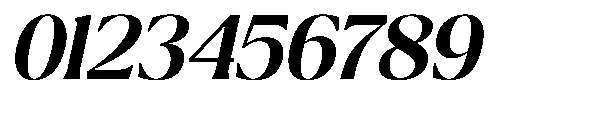 Ragmont Serif Semi Bold Italic Font OTHER CHARS