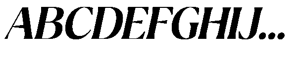 Ragmont Serif Semi Bold Italic Font UPPERCASE