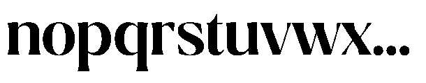 Ragmont Serif Semi Bold Font LOWERCASE