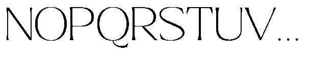 Ragmont Serif Thin Expanded Font UPPERCASE