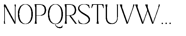Ragmont Serif Thin Font UPPERCASE