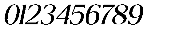Ragmont Serif Variable Italic Font OTHER CHARS