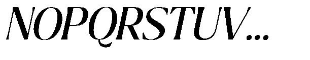 Ragmont Serif Variable Italic Font UPPERCASE