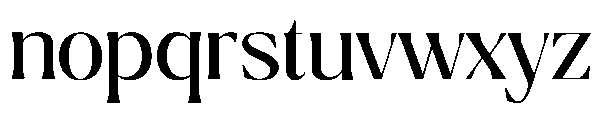Ragmont Serif Variable Font LOWERCASE