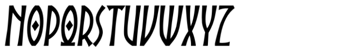 Ragna Runes Bold Italic Font UPPERCASE