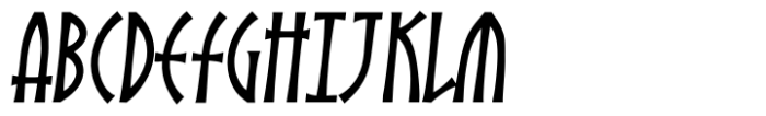 Ragna Runes Bold Italic Font LOWERCASE