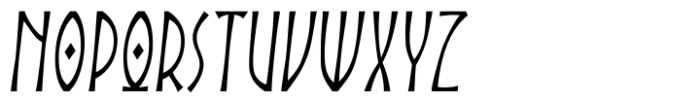 Ragna Runes Italic Font UPPERCASE