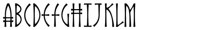 Ragna Runes Regular Font UPPERCASE