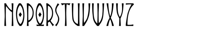 Ragna Runes Regular Font UPPERCASE