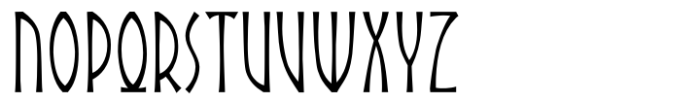 Ragna Runes Regular Font LOWERCASE