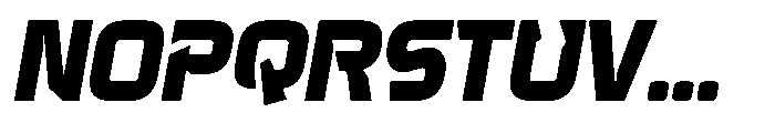 Ragot Italic Font UPPERCASE