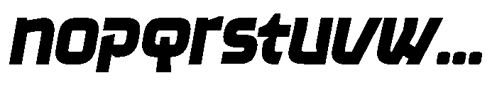 Ragot Italic Font LOWERCASE