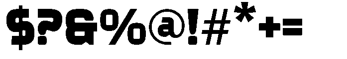 Ragot Regular Font OTHER CHARS