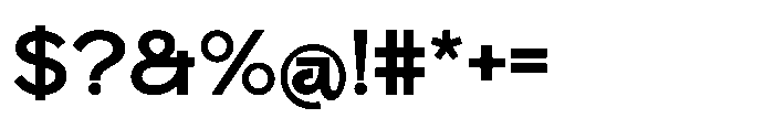 Ragtev Bold Font OTHER CHARS