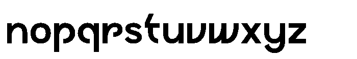 Ragtev Bold Font LOWERCASE