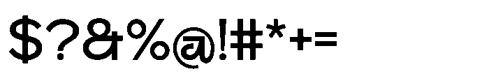 Ragtev Medium Font OTHER CHARS