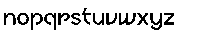 Ragtev Medium Font LOWERCASE