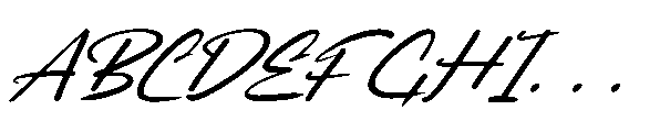 Ragtime Clansful Italic Font UPPERCASE