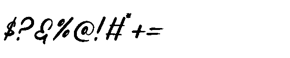 Ragtime Clansful Regular Font OTHER CHARS