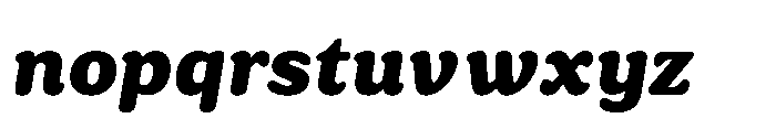 Ragu Bold Italic Font LOWERCASE