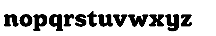 Ragu Bold Font LOWERCASE