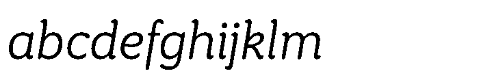Ragu Extralight Italic FONT