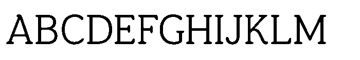 Ragu Extralight Font UPPERCASE