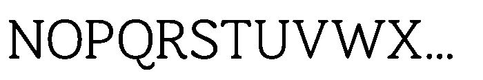 Ragu Extralight Font UPPERCASE