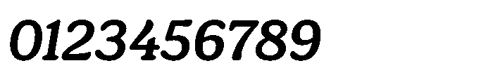 Ragu Medium Italic Font OTHER CHARS