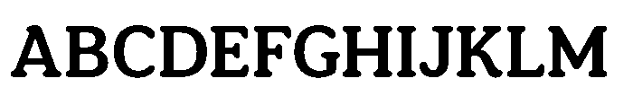 Ragu Medium Font UPPERCASE