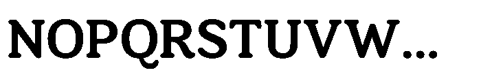 Ragu Medium Font UPPERCASE