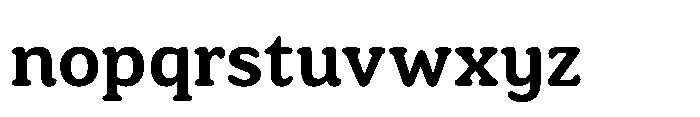 Ragu Medium Font LOWERCASE