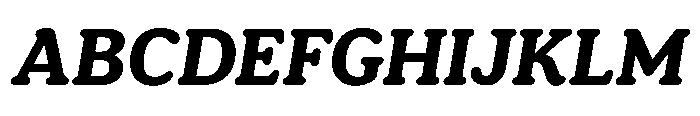 Ragu Semibold Italic Font UPPERCASE
