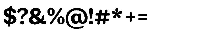 Ragu Semibold Font OTHER CHARS
