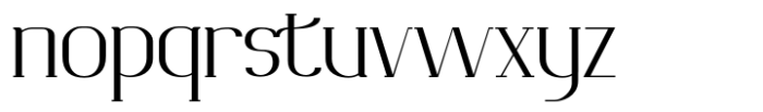 Ragune Regular Font LOWERCASE