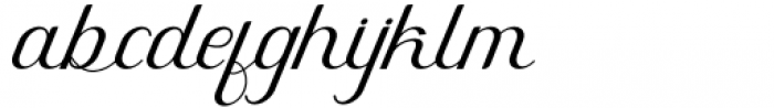 Rahaely Regular Font LOWERCASE