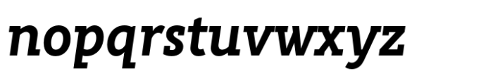 Rahere Slab Bold Italic Font LOWERCASE