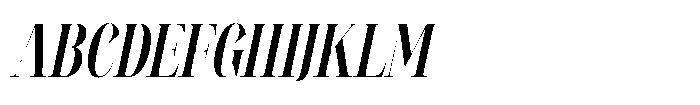 Rahext RAHEXT Italic Font UPPERCASE