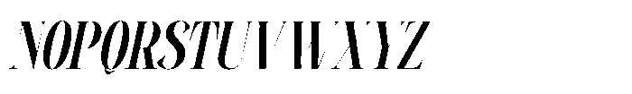 Rahext RAHEXT Italic Font UPPERCASE