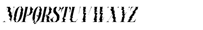 Rahext RAHEXT Italic Font LOWERCASE