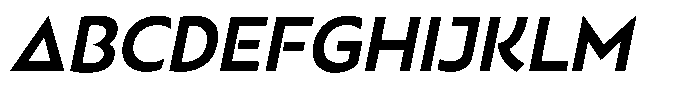 Rahige Italic Font UPPERCASE