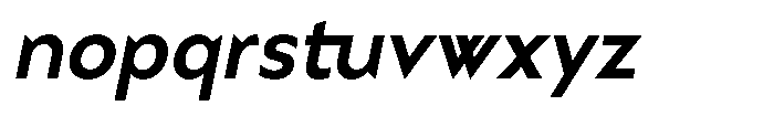 Rahige Italic Font LOWERCASE