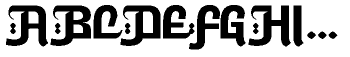 Rahila Arabic Font UPPERCASE